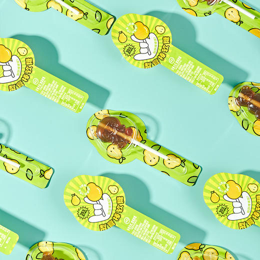 【QQ弹弹！原味】好吃不上火秋梨膏棒棒糖儿童卡通造型棒棒软糖解馋零食袋装健康 商品图1