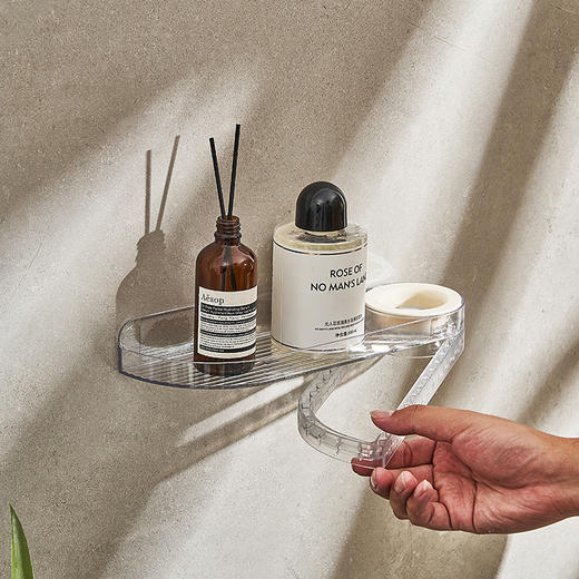 「三色可选！折叠款」免打孔衣架收纳阳台折叠晾衣架整理架置物架多功能挂衣架 商品图1