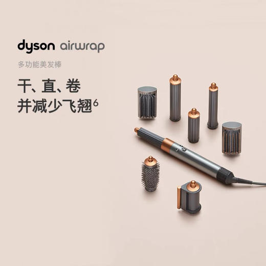 1楼戴森 HS05 戴森美发造型器旗舰套装镍铜色长发版 商品图0