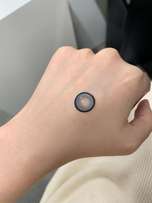 Yeelens 瓦尔登蓝钻 月抛 两片 14.5mm 参考着色 14.0mm 基弧 8.6 含水 42% 新锐国货 商品图4