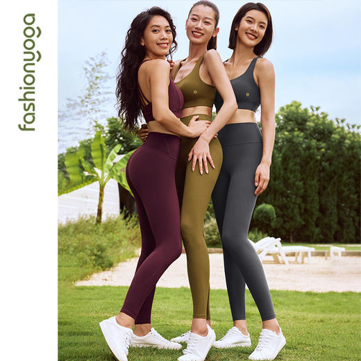 凡圣瑜伽裸感高腰极简运动健身长裤 FC13955 商品图11