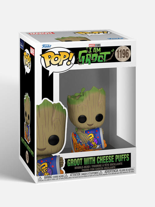 Funko POP I AM Groot美漫漫威格鲁特与芝士球手办摆件 70654 商品图4