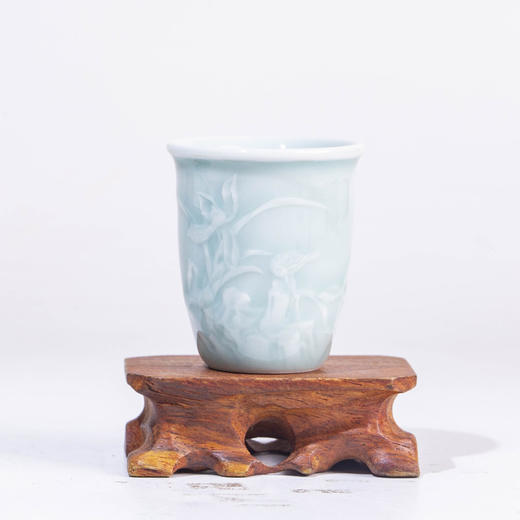 【雷慧仙青瓷丨单杯系列茶杯】千年窑火，生生不息！青瓷层次丰富，清新典雅！自留送礼两相宜！有四款可选！【QJ-J仓】 商品图6