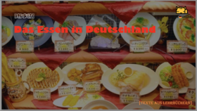 Das Essen in Deutschland