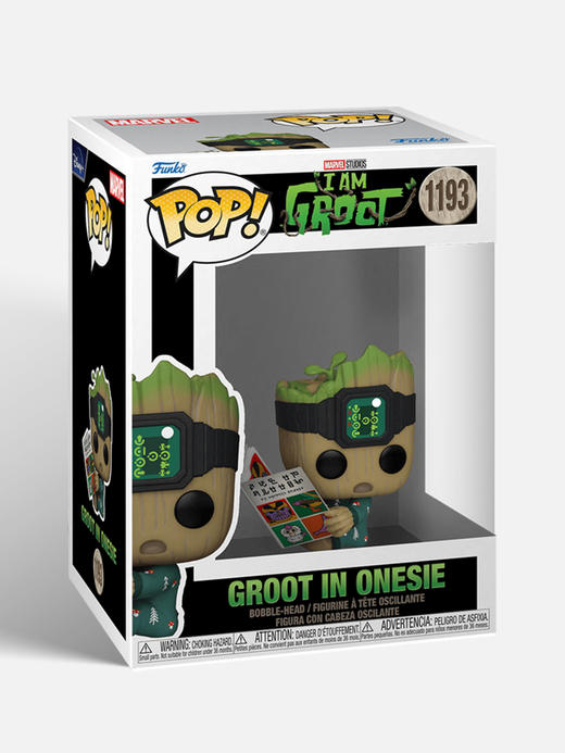 Funko POP I AM Groot美漫漫威连体衣格鲁特与书手办摆件 70651 商品图4