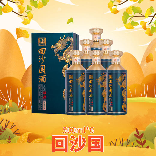 回沙国酒53度500ml（礼盒）六瓶装 商品图1