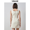 VIMAGE纬漫纪冬季新款气质小香风通勤收腰显瘦无袖连衣裙V2007624 商品缩略图4