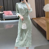 KDS-2289醋酸旗袍连衣裙改良版中式绣花旗袍裙 商品缩略图1