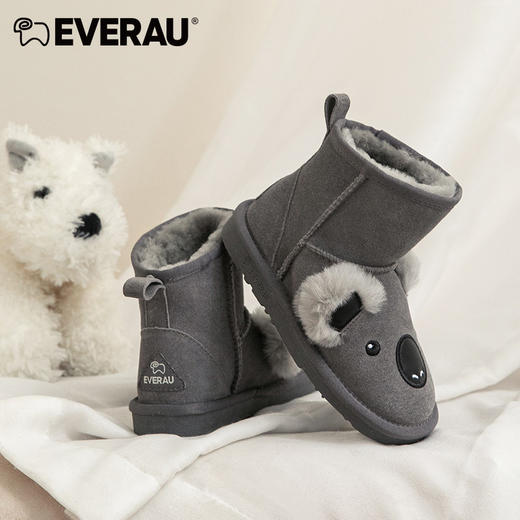 EVERAU轻便防滑耐磨轻便防滑耐磨考拉儿童雪地靴EA3105K 商品图2