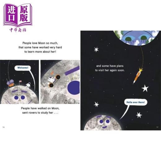 【中商原版】Rob Hodgson 气象主题科普绘本2册套装 When Moon Cloud Became the Moon a Cloud 当月儿云变成月亮云朵时 英文原版 商品图3