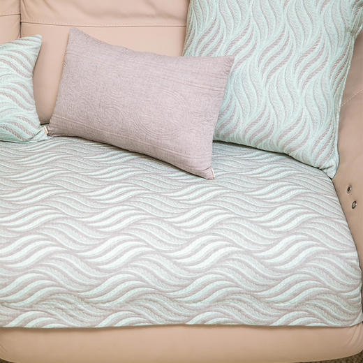 水波沙发巾棉四季通用高端轻奢防滑沙发垫 商品图3