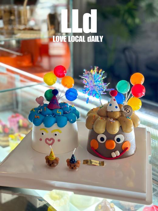 INS复古 搞怪派对 · 奶油霜蛋糕（装饰颜色随机） 商品图0