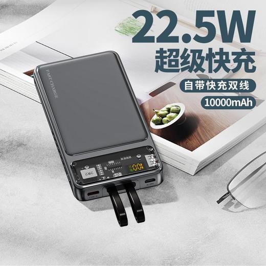 22.5W超级快充10000毫安充电宝赛博朋克透明机甲20000mAh移动电源 商品图2