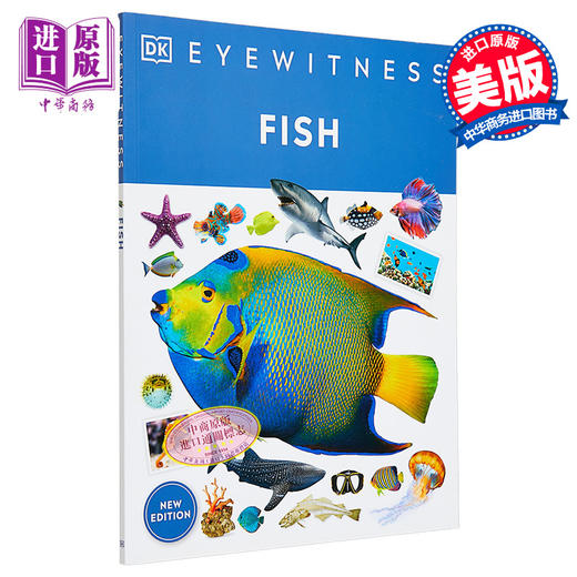 预售 【中商原版】DK Eyewitness系列 鱼类百科 Eyewitness Fish 英文原版 自然生命科学 百科科普 商品图0