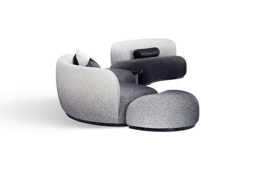 星空弧形组合沙发 | 更多座位组合，皮布面料可选，详询客服 商品图3