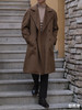 意大利羊绒羊毛驼色双排扣切斯菲尔德大衣 商品缩略图7