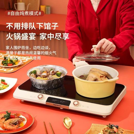 大宇 双头电磁炉（IH多功能料理盘）DYHG-C20A1【SZCT10.0】 商品图3