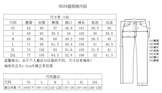【融和会】商会推荐高腰窄脚牛仔裤  DF9022 赞 商品图3