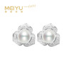 美裕 银925淡水珍珠耳钉7-8mm白 107232 商品缩略图0