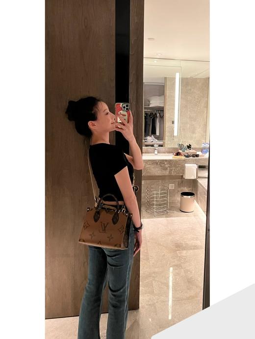 驴家OnTheGo 小号拼色四方包 商品图1