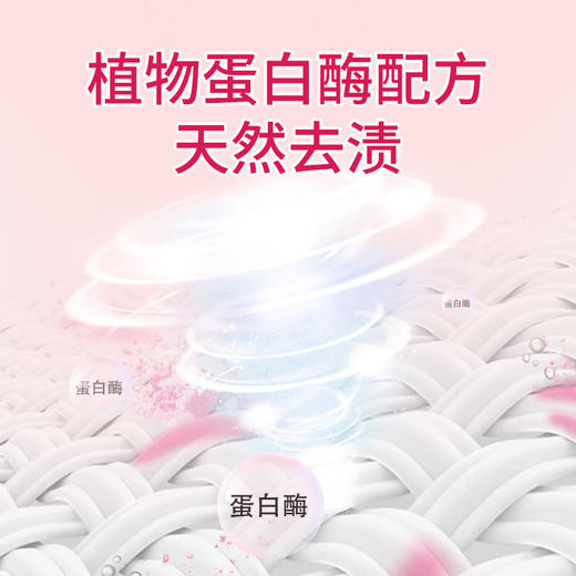生机森林樱花香氛洗衣液2kg粉标桶装*2桶+500g袋装*1袋/2kg粉标桶装*6桶+500g袋装*3袋 深层洁净 持久留香 商品图3