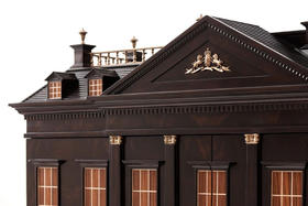 将庄园建筑整个搬到古典柜上，各种细节还原！ 