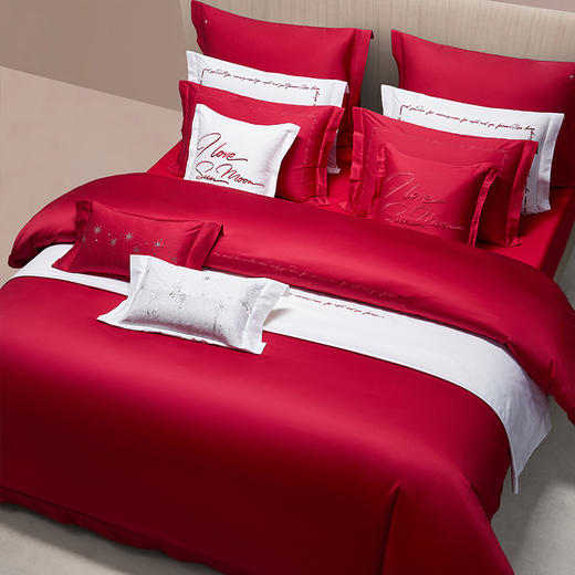 梦洁   长绒棉四件套日月与卿 商品图5