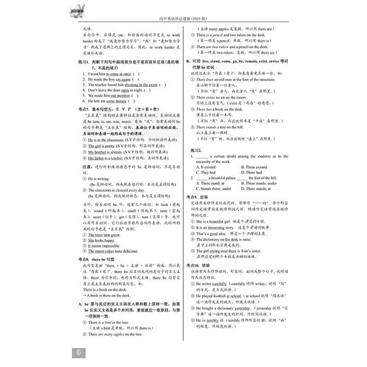 高中英语语法通霸（附答案全解析2024版）/高一高二高三高考通用/英语语法单项选择语法填空短文改错专题专练/朱振斌/浙江大学出版 商品图4