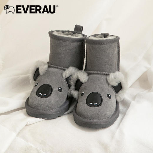 EVERAU轻便防滑耐磨轻便防滑耐磨考拉儿童雪地靴EA3105K 商品图0