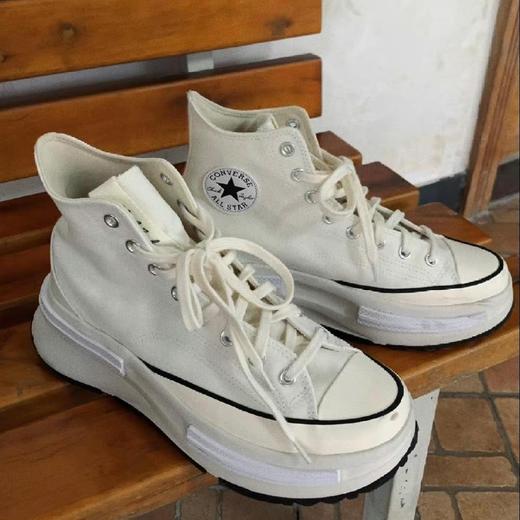 匡威  夹心厚底鞋白色 商品图1