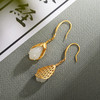 子佩集S925银【玉兰沁心】和田玉耳环【WSC7600】镀金2309 商品缩略图4
