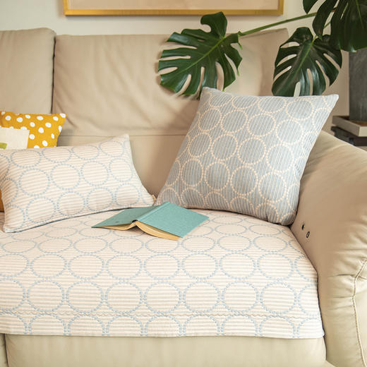 皆川名沙发巾棉四季通用高端轻奢防滑沙发垫 商品图1