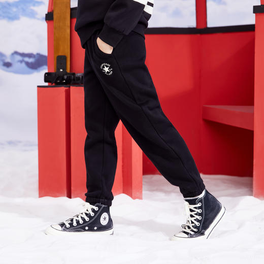 CONVERSE 匡威 冬 大童小童 儿童童装加绒长裤 CNVG-KN-F383 商品图4