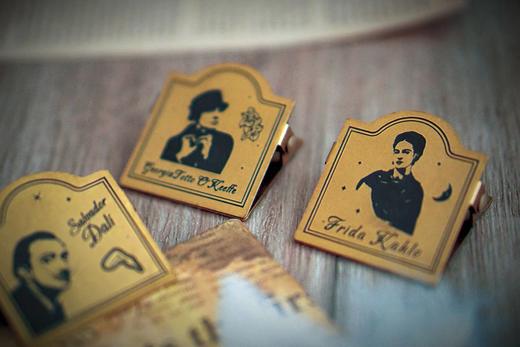 【艺术家系列】限量定制黄铜夹 可选 梵高/达利/弗里达/ 欧姬芙 商品图7