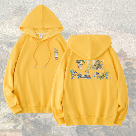 【宫里卫衣】你梦里的紫禁城 山水楼阁款连帽卫衣 商品图7