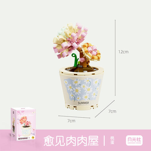 月光社愈见肉肉屋系列桃蛋804211 商品图0