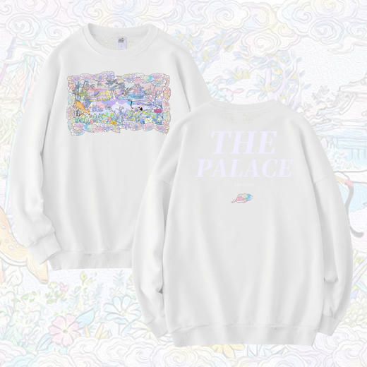 宫里的世界 你梦里的紫禁城 花园款圆领卫衣 商品图0