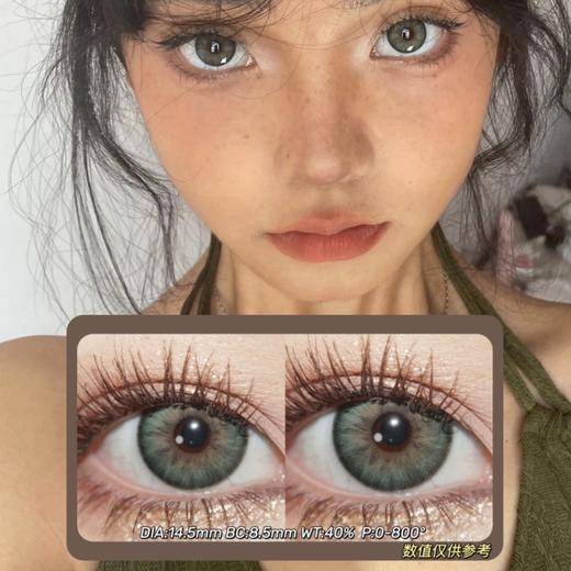 SummerBaby月抛·春野樱·14.5mm 0-800度(有525/575)·(注：自身瞳孔大的宝宝可能会遮瞳 介意勿拍 拍下默认为能接受 遮瞳没有售后) 商品图0