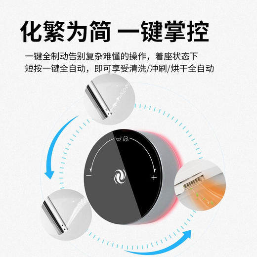 希箭（HOROW）智能马桶全自动冲洗O2O（不含安装） P40-pro脚踢翻圈翻盖400坑距 商品图7