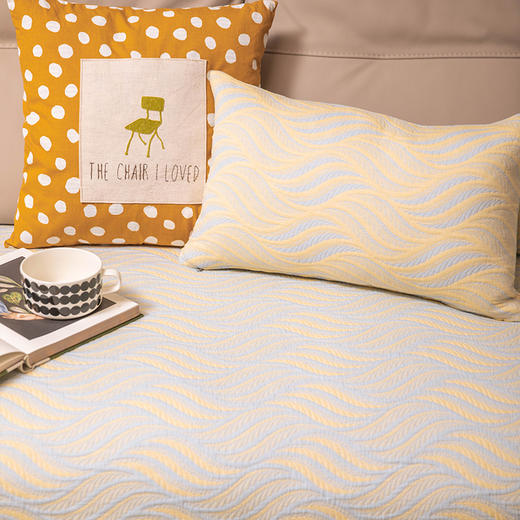 水波沙发巾棉四季通用高端轻奢防滑沙发垫 商品图1