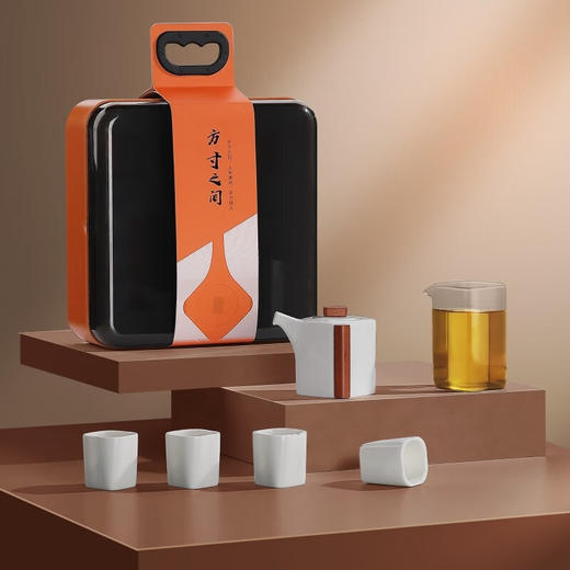 知勤堂方寸之间羊脂玉瓷茶壶 创意精致礼品茶具  白色 商品图0