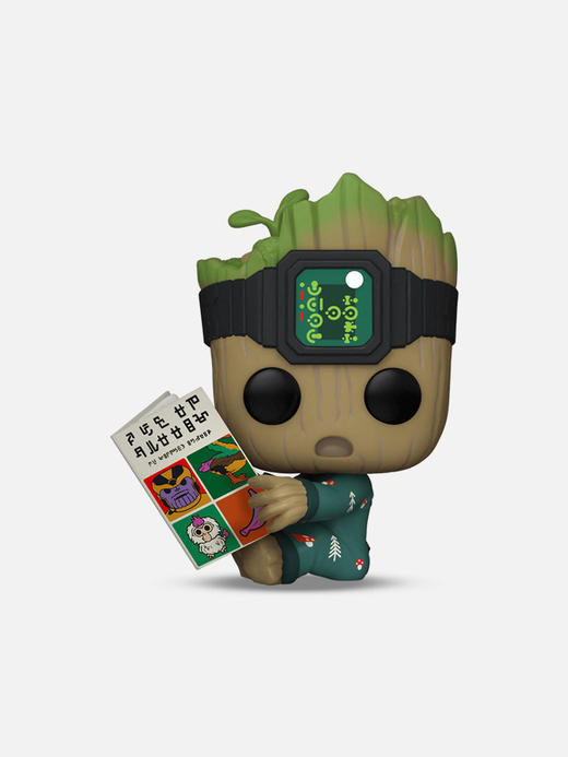 Funko POP I AM Groot美漫漫威连体衣格鲁特与书手办摆件 70651 商品图3
