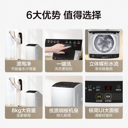 海尔（Haier）洗衣机EB80M10Mate1 商品图1