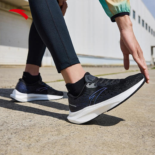 安踏（ANTA）跑鞋lite丨跑步鞋男2023秋季透气网面运动鞋休闲鞋官网112335581S 黑/城堡灰-13 商品图5