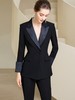 黑色西装套装微喇长裤气质时尚高级感洋气西服商务装 商品缩略图1