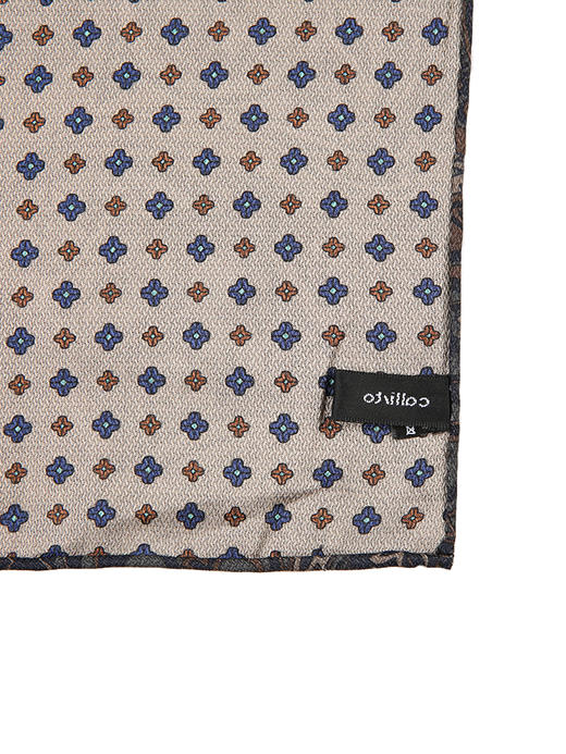 callisto咖色全桑蚕丝口巾 FSTOW001C BR 商品图3