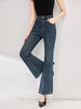 时尚百搭，高弹力休闲女人高腰高弹力遮肉提臀牛仔喇叭裤WLZD-2321412 商品缩略图0
