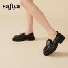 Safiya/索菲娅2023秋冬新品 甜酷蝴蝶复古圆头JK厚底粗跟乐福鞋SF33112041 商品缩略图5