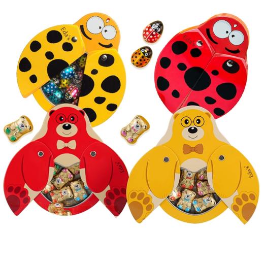 意大利艾达的世界牛奶巧克力系列 七星瓢虫2色小飞熊2色萌趣造型 044838/044839/040018/040017 商品图0