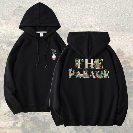 【宫里卫衣】你梦里的紫禁城 山水楼阁款连帽卫衣 商品图5